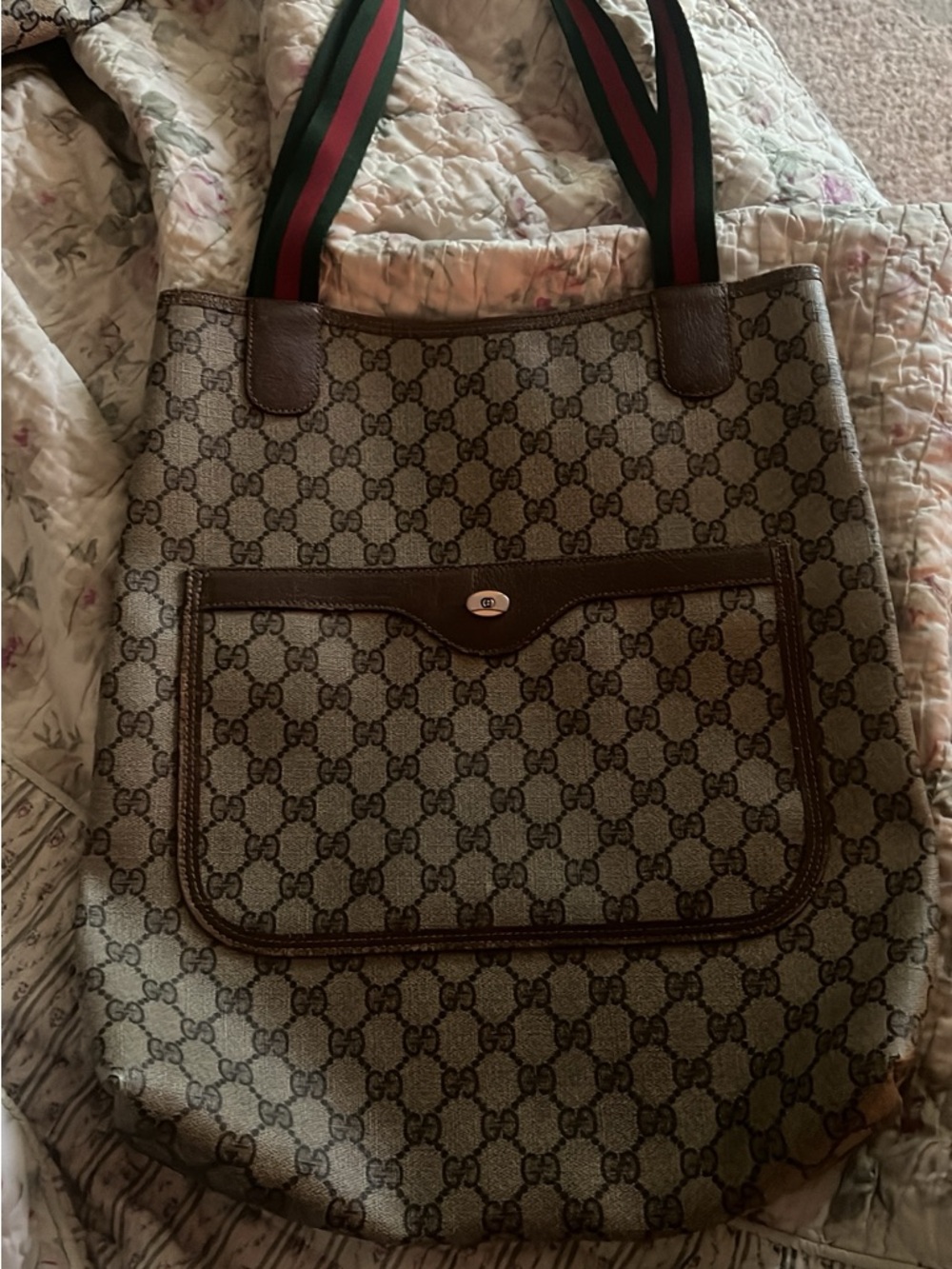 Vintage Gucci Sherry Line Tote